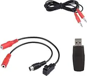 equlup 22 in 1 RC Simulator Cable, RC Airplane USB Flight Simulator with Cables, Flight Model Training Equipment Kit for Realflight G7/ G6/ G5 Phoenix 4 E2HG