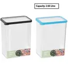 5 x Airtight Food Storage Containers Food Kitchen Pantry Organiser Box 2.66L