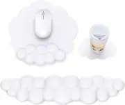 Cloud Mouse Pad with Wrist Rest, Cloud Keyboard Wrist Rest, Wrist Rest for Compu