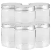 6PCS Small Jelly Jars Multifunctional Mason Jars Storage Can for Kitchen