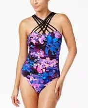 NWT Magicsuit by Miraclesuit Swimsuit 1 one piece Sz 14 Divine high neck