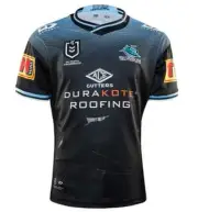 Cronulla Sharks NRL Mens Alternate Jersey Sizes S-7XL BNWT