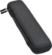 Black Hard Pencil Case Hard Shell Pen Case Holder for Executive Fountain Pen and Stylus Touch Pen (Black, One Size)
