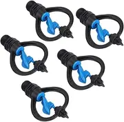 Garden Lawn Water Sprinkler 5Pcs Male Thread Irrigation Tool 7m Spraying Radius