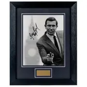 George Lazenby Personally Signed Her Majesty's Secret Service V4 8 x 10 Photograph Framed