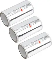 3rolls Nail Foil Nail Polish Remover Nail Brush Pen Nail Remover Drill Bit Nail Polish Warp Nails Tools Nail Accessories And Nail Edge Wrap Toe Nail Gel Trimmer off Tin Foil Silver