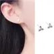 【Emi艾迷】韓國925銀針細膩系列初春嫩芽三葉小草耳環