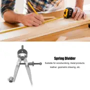 Flat Leg Spring Caliper Carbon Steel Spring Divider Scribing Tool