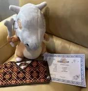Build A Bear Plush Pokemon Cubone With Poncho & Certificate NWT