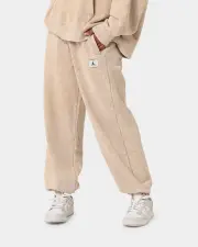[JORDAN] Jordan Women's Jordan Flight Fleece Washed Pants Desert - Size 16 (2XL) 16 (2XL) Desert