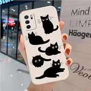 Cute Case Compatible with Oppo A16/OPPO A16S/OPPO A54S - Comfortable White Soft TPU with Cartoon Animal