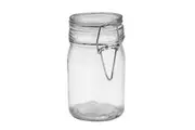 36x Fresco Glass Clip Jar 240ML Clip Lock Lid Storage Container Preserving Jar