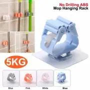 Hook Organizer Bathroom Kitchen Mop Holder Broom Rack Storage Rack Wall Hanger