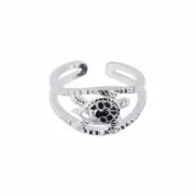 Silver Sea Turtle Toe Ring Real Sterling Silver 925