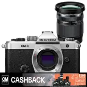 OM System OM-3 Camera w 12-200mm F3.5 6.3 Lens