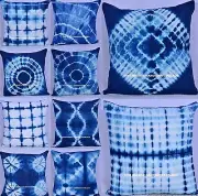 100 PC Wholesale Lot Cushion Cover Tie Dye Throw Home Decor Cotton Pillow 16"