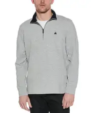 Brooks Brothers Sueded Mock Pullover