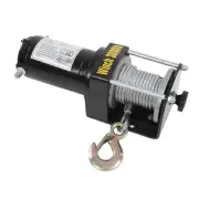 Electric Winch Kit 24V With Remote Steel Cable Mini Bracket 3000lbs Tool New