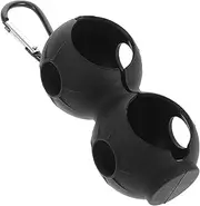 Milisten Silicone Golf Ball Holder with Clip Durable Ball Storage Case for Secure Grip and Protection Essential Golf Accessory for Efficient Carrying and Game Performance