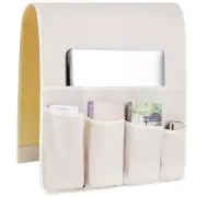 Sofa Armrest Organizer Non-Slip Arm Chair Hanging Caddy Remote 35"x13" Beige