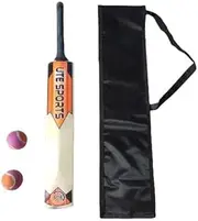 UTE Kids Cricket Bat (Age 10 to 14 Years) with 1 Free Tennis Ball & 1 Free Bat Cover Poplar Willow Cricket Bat Size5 (600 to 800 g)