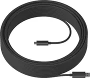 Logitech 25m Strong USB 3.2 Gen2 Type A to Type C Extension Cable For Logitech Tap, Rally and Meetup [939-001802]