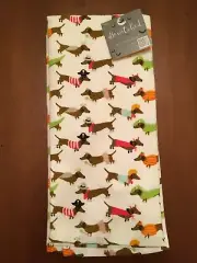 Bewitched Home Kitchen Towels Adorable Dogs Dachshunds Wearing Costumes Set of 2