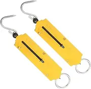 Toddmomy 25kg Capacity Precision Hanging Scale 2pcs for Produce Luggage Fishing Vertical Spring Mechanism Portable Handheld Design