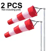 Lertenys 2 Pcs Weather Vane Outdoor Hanging Rip-stop Wind Sock Rotating Windsock External Anemometer Package