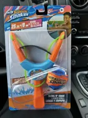 NERF SOAK 'N SLING Sling Shot Water Toy Super Soaker Range up to 25' NIP