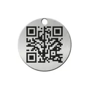 FOMO Pet Tags Dog ID Tag Stainless Steel Large