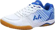 [JiuQing] Men's Table Tennis Shoes Pingpong Badminton Sneaker Soft Bottom Breathable Indoor Fitness Training Shoes