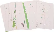 Vaguelly 30pcs Boys and Girls Drawing Pad Mess Painting Cards DIY Coloring Book for Toddlers