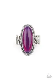 Paparazzi Oval Oasis Purple Ring