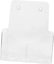 ARTIBETTER Transparent Holder Wall Mounted File Organizer for Pamphlets and Brochures Design for Office and Home Use Space Saving Document Stand