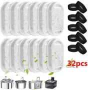 32 replacement filters for drinking fountains, water dispensers, cat fountains