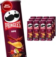 BBQ Stacked Potato Chips, 12 Pack (12 X 134G)