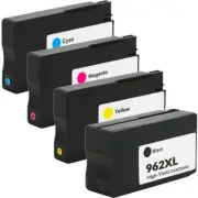 HP 962XL Ink Cartridges, High-Yield, 4-Pack (Replaces HP 962 Ink)