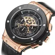 Men Watch Quartz Watch 3ATM Water Resistant Chronograph Mens Quartz Wrist Watch