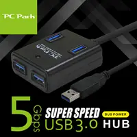 在飛比找順發線上購物優惠-PC Park U3H342 USB 3.0 4埠 HUB