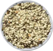 50 Gram Loose Sequins 6 Mm Small Vintage Cup Sequins for Sewing DIY Crafting Pro
