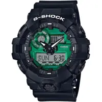 在飛比找momo購物網優惠-【CASIO 卡西歐】G-SHOCK 午夜綠時尚計時手錶(G