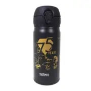Snoopy PEANUTS THERMOS Water cup Mug 0.35L 75th Anniversary Black Japan