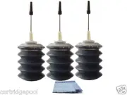Black refill ink kit for HP ALL BLACK Cartridge 3x30ml