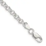 7 Inch Sterling Silver 4.6mm Rolo Chain