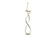 Ramona LED Light Spiral Floor Lamp Curvy Reading Bedside Light - Gold