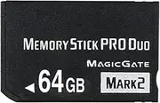 MS 64GB Memory Stick Pro Duo (MARK2) for PSP Accessories/Camera Memory Card