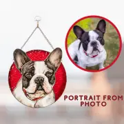 Pet Memorial Window Hanging Christmas Gift Panel Pet Portrait Pet Sympathy Gift