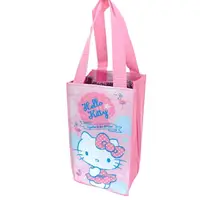 在飛比找樂天市場購物網優惠-小禮堂 Hello Kitty 方形保冷水壺袋 (粉貝殼)