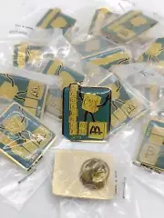 Vintage 1992 McDonald's Scrabble Crew Pin Original Packaging Wholesale Lot 15